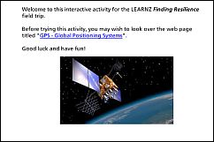 Activity 3 - GPS - Global Positioning Systems