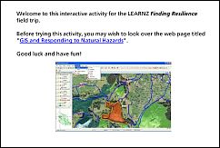 Activity 4 - GIS and Responding to Natural Hazards