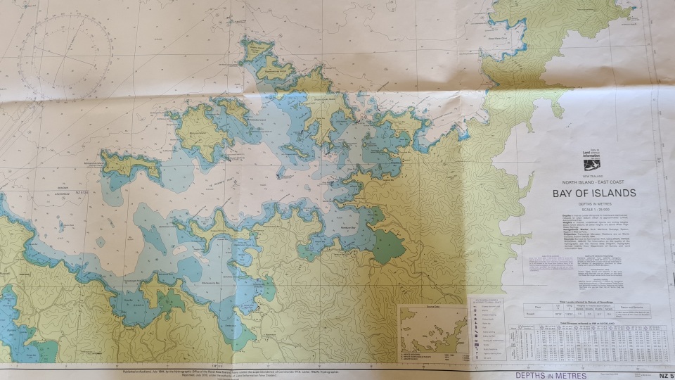 Hydrographers collect data and turn it into nautical charts. Image: LEARNZ.