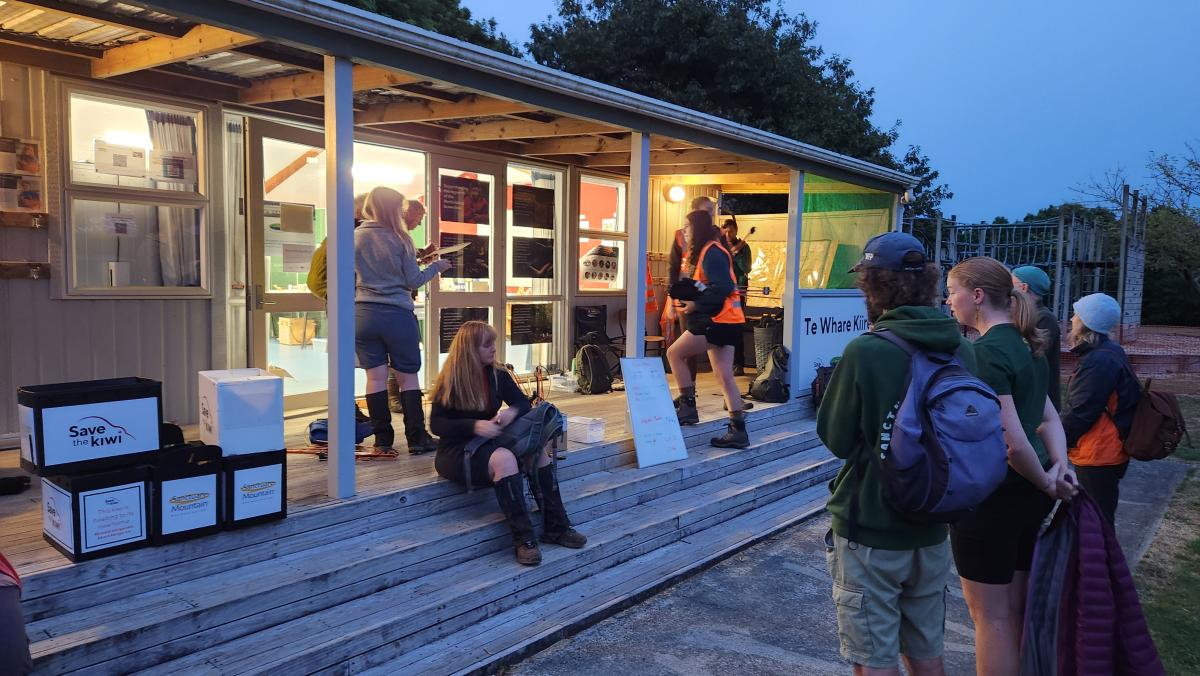 Te Whare Kiirehe at Pukeatua School is used as the kiwi health and operations centre. Image: LEARNZ.