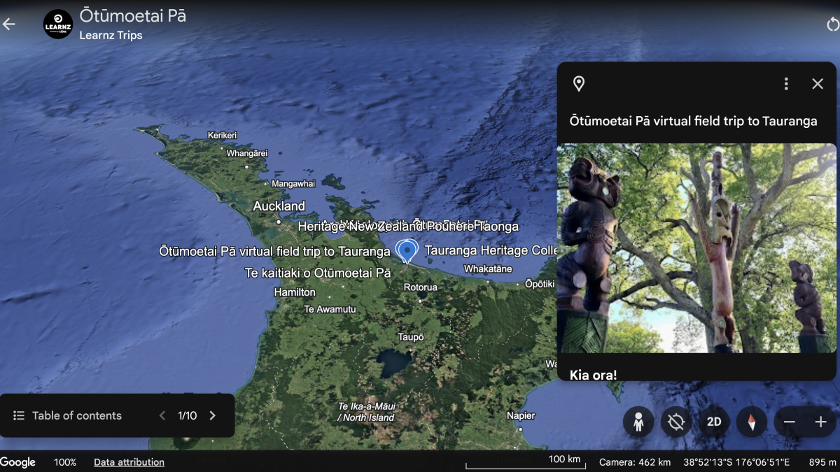 Google Earth tour.